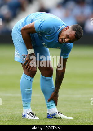 La ville de Coventry Jonson Clarke-Harris durant la Cyrille Regis Memorial Trophy match à The Hawthorns, West Bromwich Banque D'Images