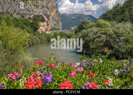 Castellane, Alpes de Haute Provence, Provence, France Banque D'Images