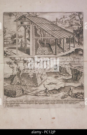 375 Loehneysen - Bericht vom Bergwerck (figure) Banque D'Images