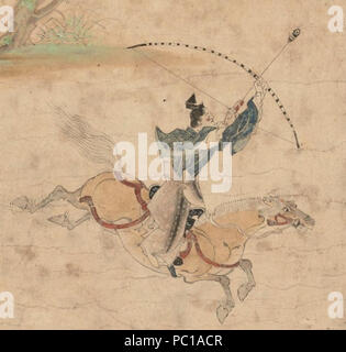 452 Obusuma - emaki Saburo détail tir à l2 Banque D'Images