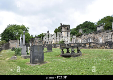 Nouveau cimetière Calton, Édimbourg, Écosse. Juin, 2018 Banque D'Images