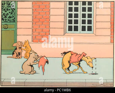 509 Rabier - Les petites misères de la vie des animaux, Garnier 033 Banque D'Images