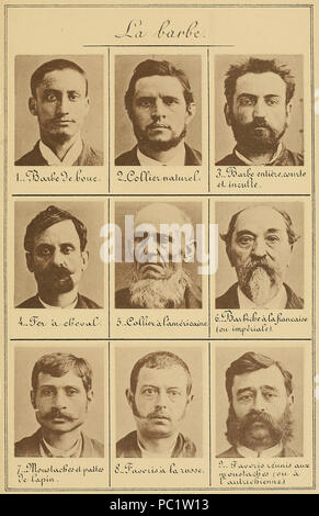 14 Bertillon - Identification anthropométrique (1893) 307 Banque D'Images