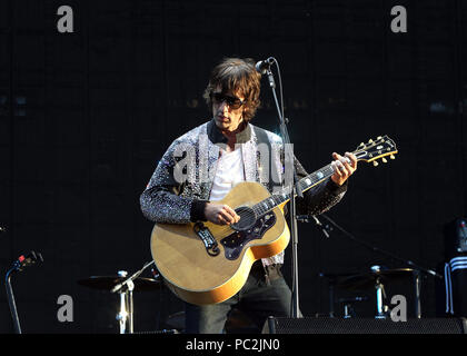 Titres Liam Gallagher à Finsbury Park avec l'aide de Wolf Alice et Richard Ashcroft Richard Ashcroft en vedette : où : London, Royaume-Uni Quand : 29 juin 2018 Source : WENN.com Banque D'Images