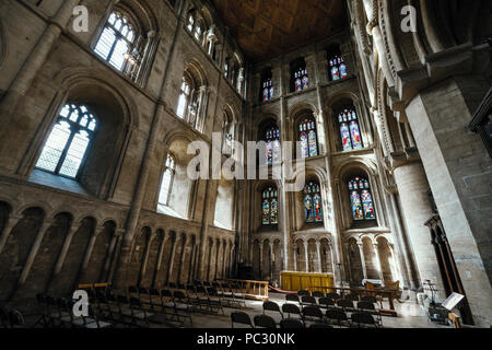 La Cathédrale de Peterborough, à Peterborough, Cambridgeshire, Angleterre. Banque D'Images