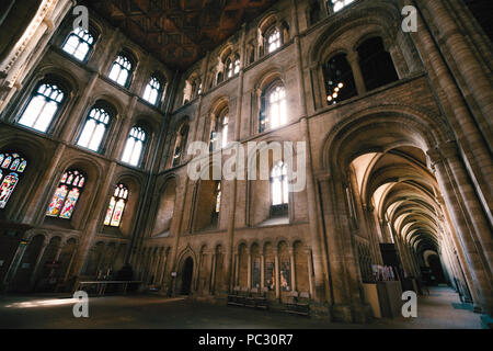 La Cathédrale de Peterborough, à Peterborough, Cambridgeshire, Angleterre. Banque D'Images