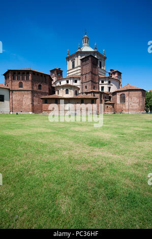 L'Italie, Lombardie, Milan, San Lorenzo Maggiore Basilica Banque D'Images