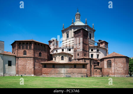 L'Italie, Lombardie, Milan, San Lorenzo Maggiore Basilica Banque D'Images