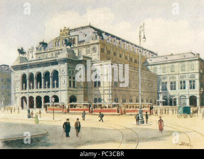Adolf Hitler - Wien Oper. Banque D'Images