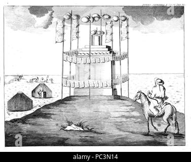 540 Sammlungen historischer Nachrichten über die Völkerschaften mongolischen - Un obo Banque D'Images