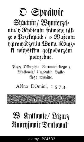 578 O rybieniu Strumieński stawów 1573 Banque D'Images