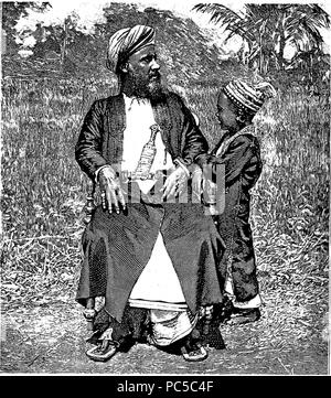 660 musulmans de Zanzibar ca 1880 Banque D'Images