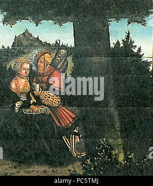 27 Gebot (Lucas Cranach d A) Banque D'Images