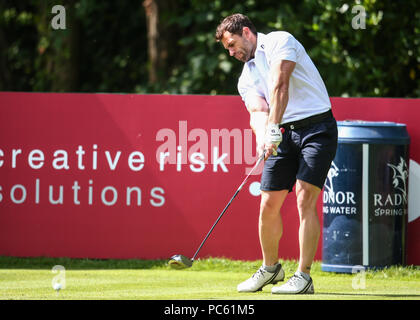 Golf de la Coupe Étoile de Celeb TV, la musique et le sport en compétition dans la célébrité à l'Cup 2018 Celtic Manor Golf Resort de Newport avec : Kelvin Fletcher Où : Newport, Royaume-Uni Quand : 30 Juin 2018 Crédit : John Rainford/WENN Banque D'Images