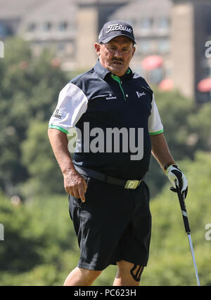 Golf de la Coupe Étoile de Celeb TV, la musique et le sport en compétition dans la célébrité à l'Cup 2018 Celtic Manor Golf Resort de Newport avec : Brendan O'Carroll Où : Newport, Royaume-Uni Quand : 30 Juin 2018 Crédit : John Rainford/WENN Banque D'Images