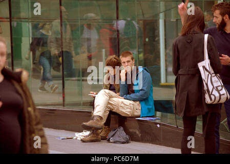 Glasgow, Écosse, Royaume-Uni 1er août.championnats européens commencent dans la ville et en même temps que la ville de Berlin jusqu'à la bannières célébration sportifs dans le centre-ville. Gérard Ferry/Alamy news Banque D'Images