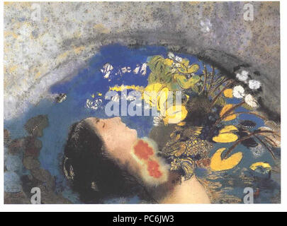 67 Odilon Redon - Ophelia Banque D'Images