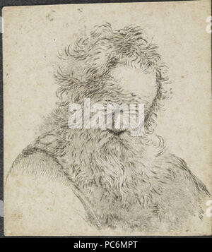 77 - Rembrandt Homem velho com barba longa e manga da camisa branca, 1628-1633 Banque D'Images