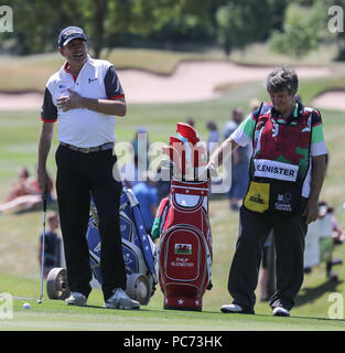 Golf de la Coupe Étoile de Celeb TV, la musique et le sport en compétition dans la célébrité à l'Cup 2018 Celtic Manor Golf Resort de Newport avec : Philip Glenister Où : Newport, Royaume-Uni Quand : 30 Juin 2018 Crédit : John Rainford/WENN Banque D'Images