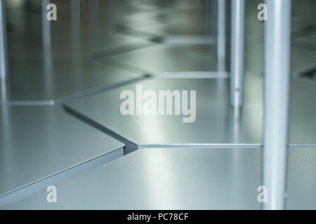 Résumé motif en zigzag industriel contexte dégradé de la netteté Banque D'Images