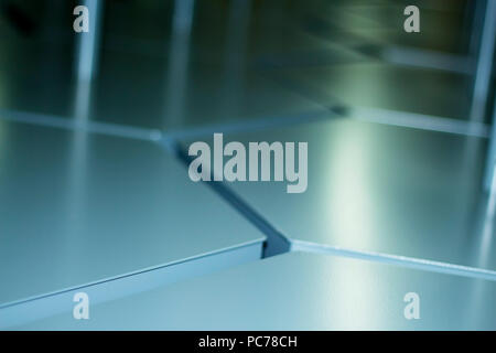 Résumé motif en zigzag industriel contexte dégradé de la netteté Banque D'Images