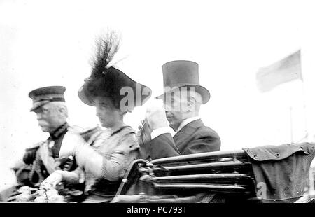 423 Le président Pedro Montt Montt et femme Banque D'Images