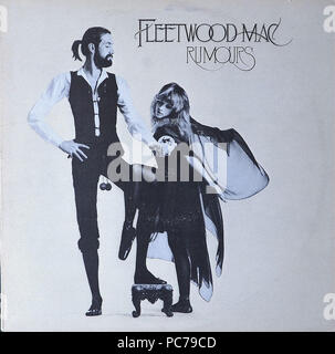 Fleetwood Mac - Rumeurs - couverture de l'album vinyle vintage Banque D'Images