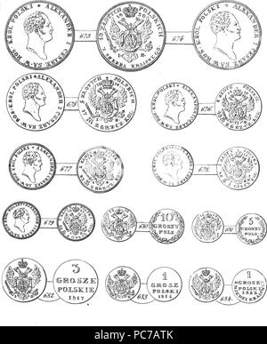 349 Królestwo Polskie 1b Banque D'Images