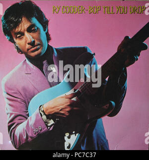 Ry Cooder - Bop till you drop - couverture de l'album vinyle vintage Banque D'Images