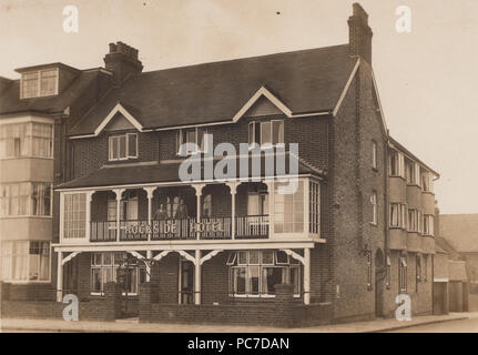 Vintage Skegness Photographie de l'hôtel Rockside Banque D'Images