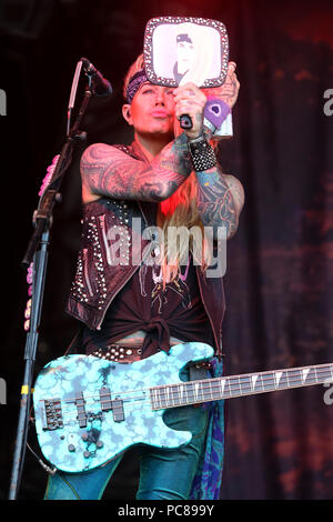 Ramblin' Man Fair 2018 - Performances - Jour 1 avec Steel Panther : où : Maidstone, Royaume-Uni Quand : 30 Juin 2018 Crédit : Ricky Swift/WENN.com Banque D'Images