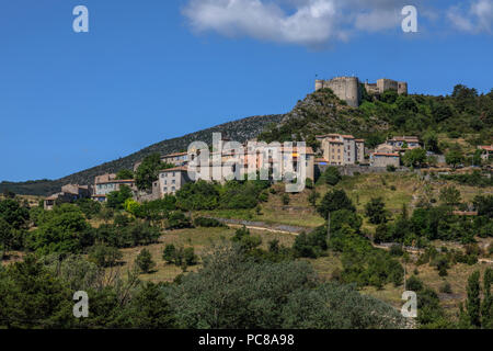 Trigance, Var, Provence, France Banque D'Images