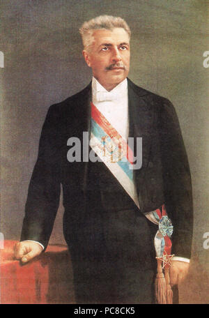 423 Retrato de Pedro Montt Banque D'Images