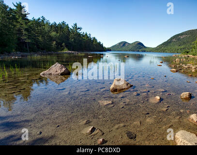 Étang de la Jordanie dans l'Acadia National Park Banque D'Images