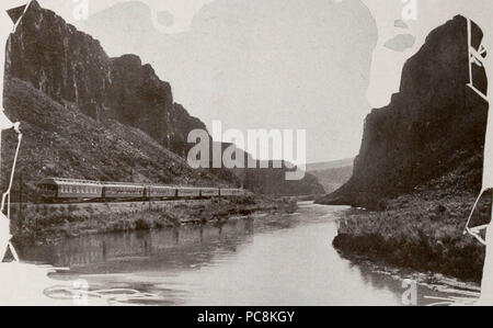 'La Californie et les expositions, le Parc National de Yellowstone : comment aller et que voir en route Union Pacific System' (1915) Banque D'Images