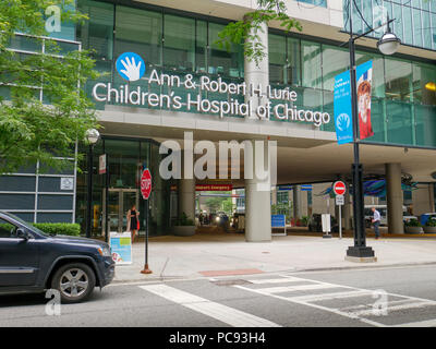 Lurie Children's Hospital de Chicago. Banque D'Images