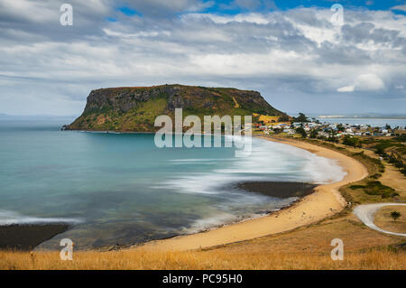 L'écrou à Stanley sur la côte nord de la Tasmanie. Banque D'Images