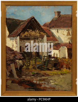 86 l'arrière-cour. Anna Nordlander (étude) - Nationalmuseum - 20683 Banque D'Images