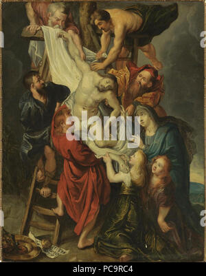 D'après Rubens - Descente de croix G07034-110-lr-1. Banque D'Images