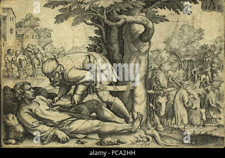 38 Carl Gustav Carus - O bom samaritano Banque D'Images