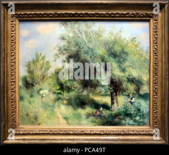 482 Pierre Auguste Renoir, il pero francese (il frutteto un louveciennes), 1871-1872, 01 Banque D'Images