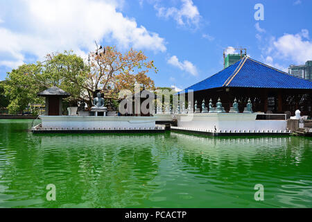 Temple célèbre à Colombo, Sri Lanka Banque D'Images