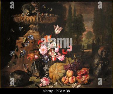 Ajaccio de Coninck fruits Fleurs animaux. Banque D'Images