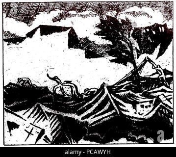 7 Tōkyō sainan gashin, 1923-09-18 par Yumeji Banque D'Images