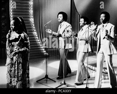 Gladys Knight & the pips, Harry secombe, show TV de la bbc, 60 Banque D'Images