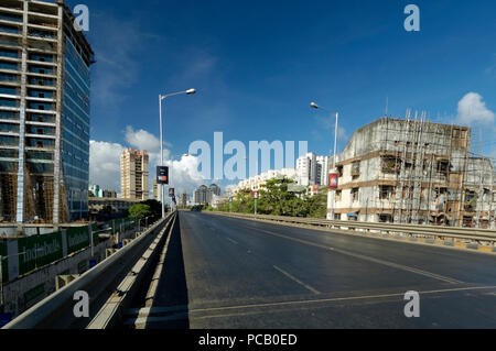 Grands bâtiments prêt & en construction à Lower Parel et Worli salon à Mumbai, Inde. Banque D'Images