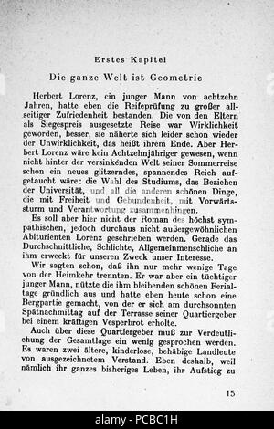 59 Vom Punkt zur Vierten Seite 015 Dimension Banque D'Images