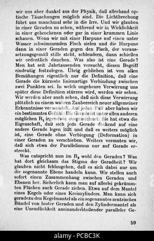 59 Vom Punkt zur Vierten Seite 059 Dimension Banque D'Images