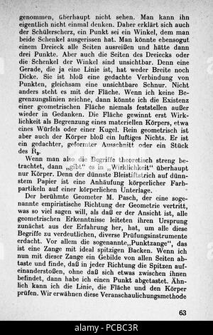 59 Vom Punkt zur Vierten Seite 063 Dimension Banque D'Images