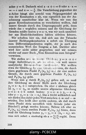 61 Vom Punkt zur Vierten Seite 318 Dimension Banque D'Images
